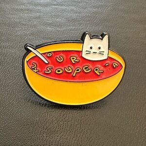 Ur Souper Cat Pin